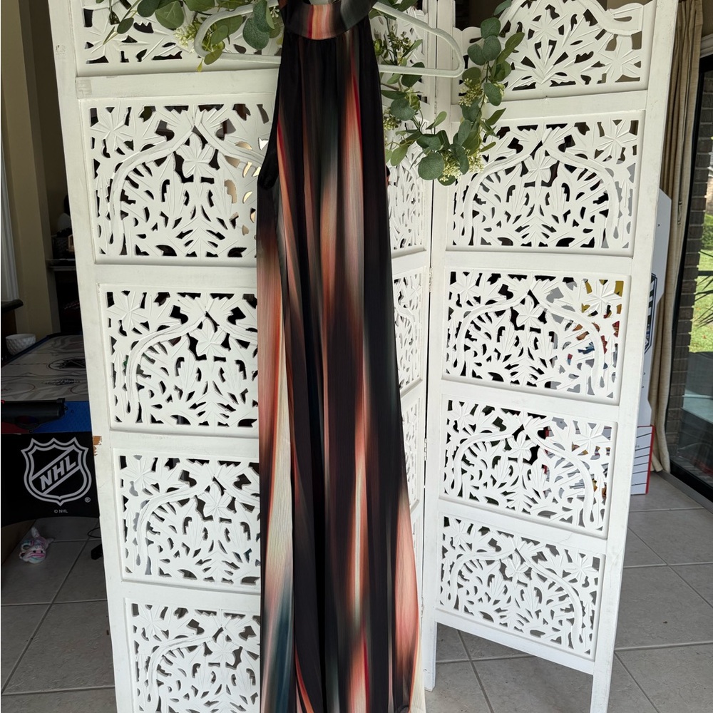 Elegant Multicolor Maxi Dress Express Size small